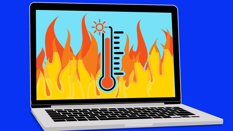 Dấu hiệu của việc laptop bị nóng