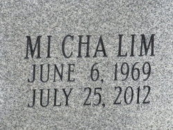 Mi Cha Lim (1969-2012) - Find A Grave Memorial