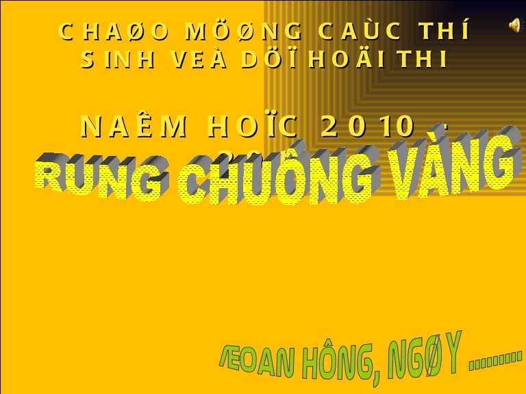 Rung chuong vang(ban thu) - SlideShare