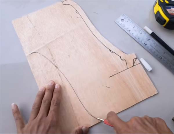 Cách làm dao quay chậu xi măng từ ván ép gỗ