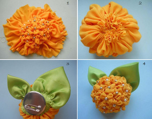 2 cách làm hoa vải gắn phụ kiện thật dễ thương 8