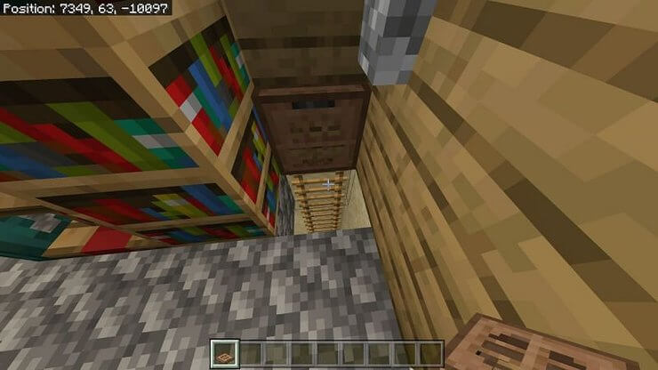 Cửa sập Minecraft có thể làm lối vào tầng trên hoặc dưới