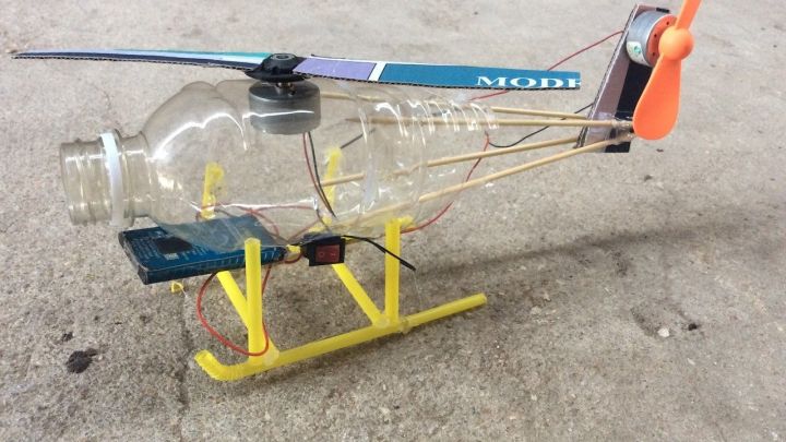 Tái chế chai nhựa thành máy bay trực thăng