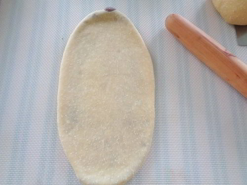 cách làm bánh mì nhân khoai lang tím 3