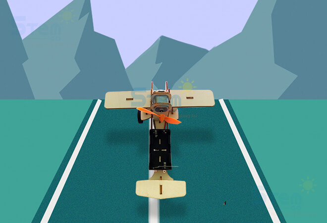 Mô hình đồ chơi stem máy bay phản lực