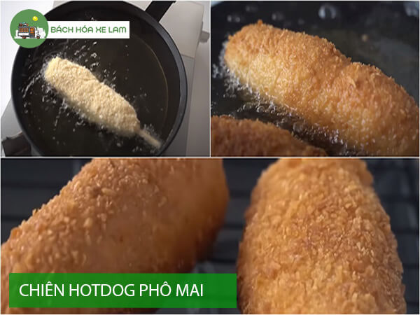 Cách làm bánh hotdog phô mai hàn quốc